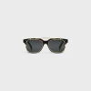 Black Frame 51 Sunglasses in Acetate with Metal