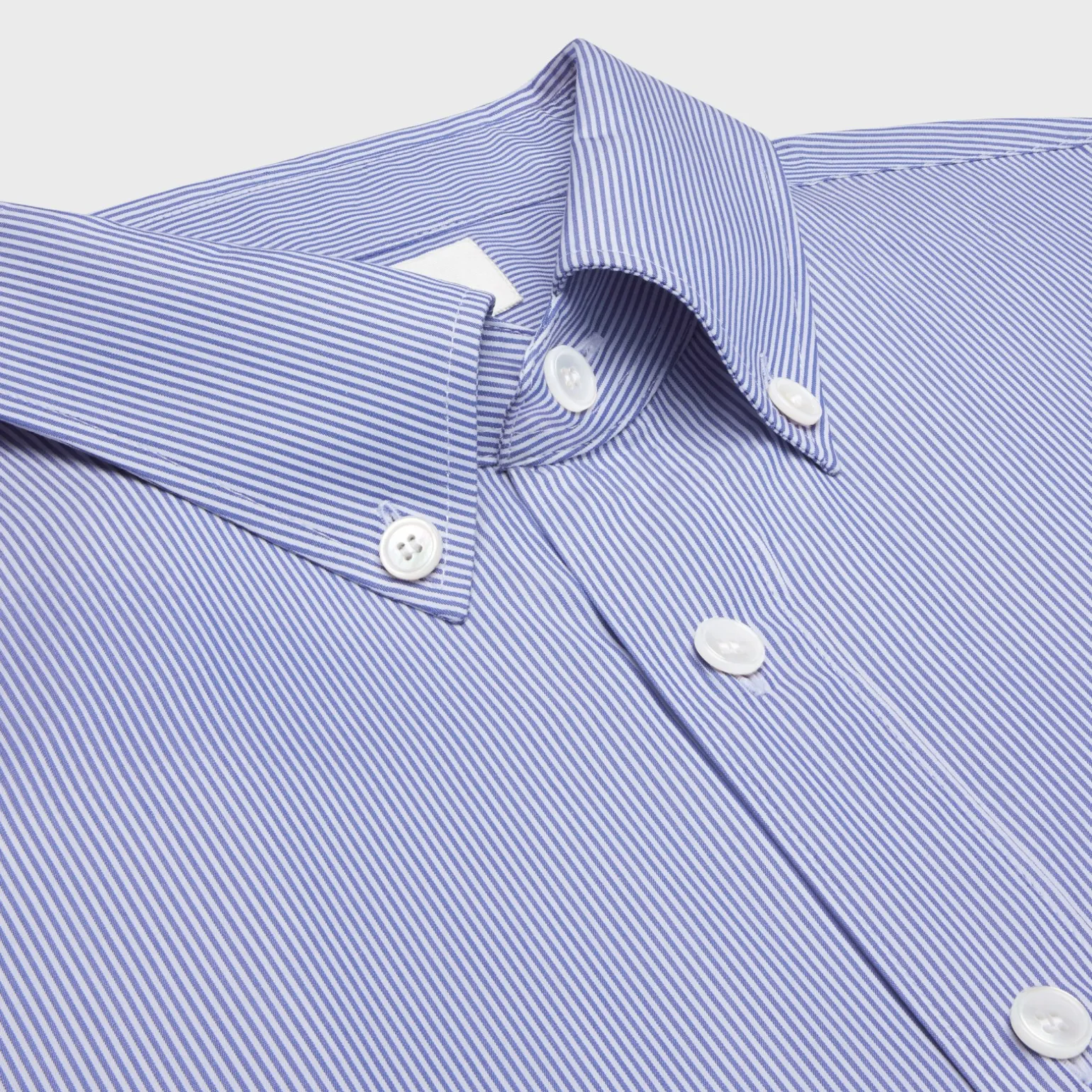 Cambridge shirt in striped cotton poplin