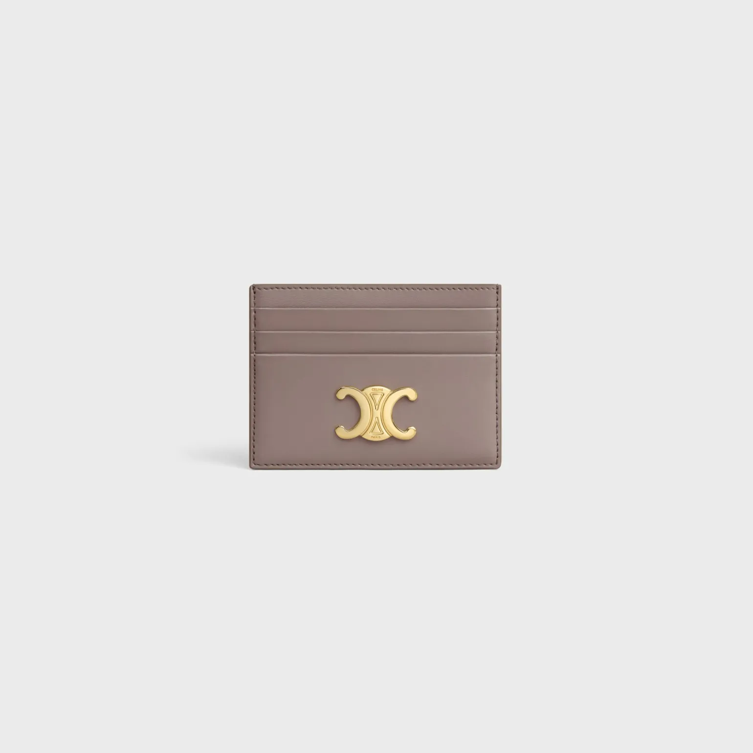 CARD HOLDER TRIOMPHE in Shiny calfskin