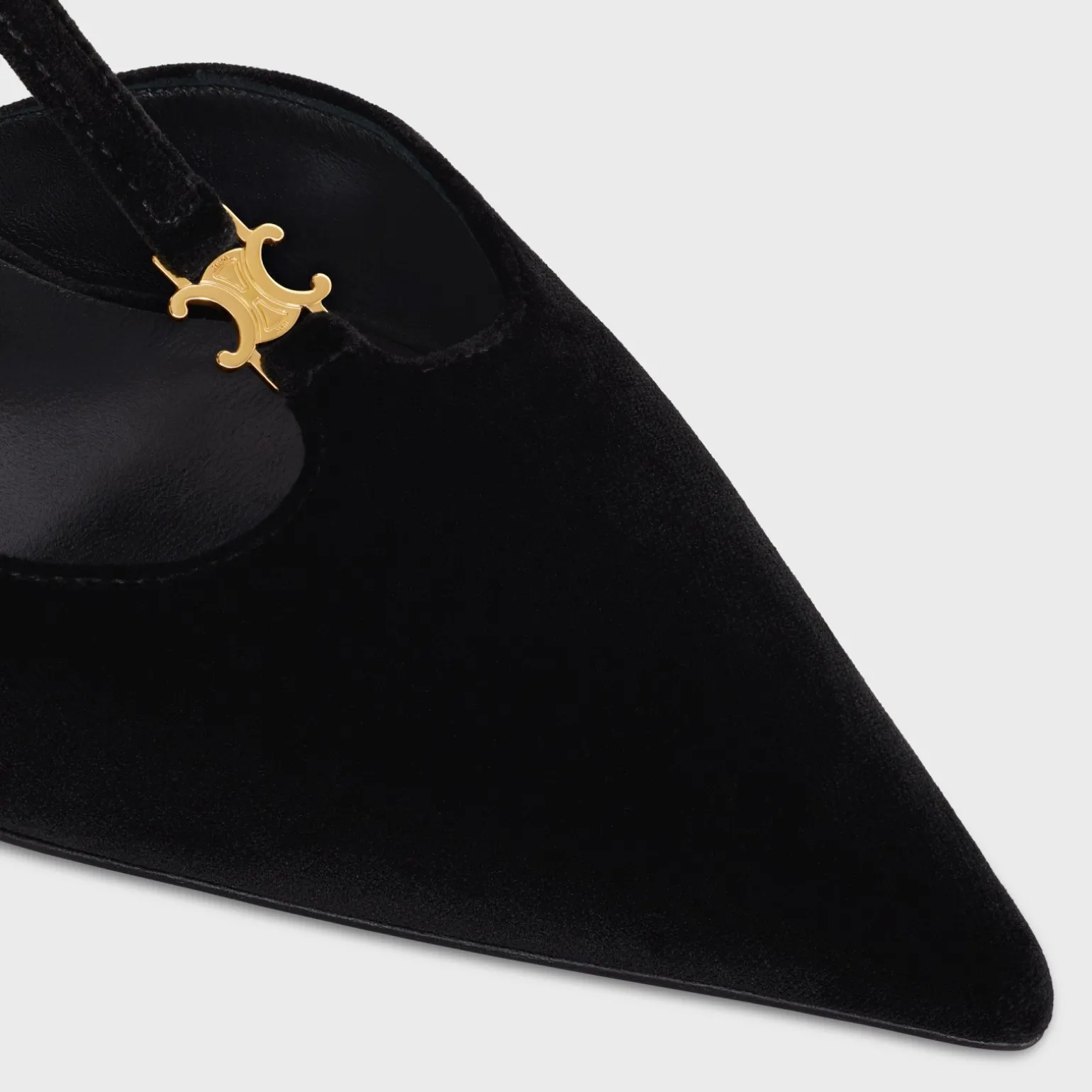 CELINE KITTEN T-BAR STRAP PUMP in VELVET