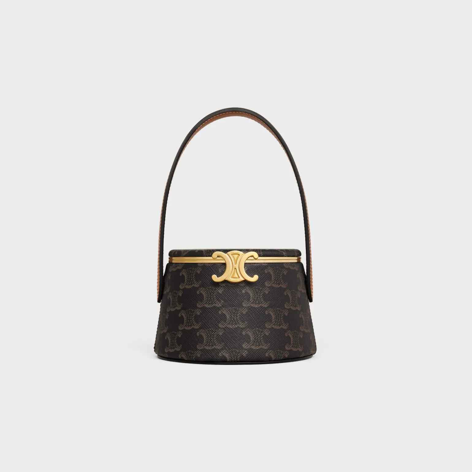 CELINE NINA MINAUDIERE in LAMBSKIN WITH TRIOMPHE CANVAS PRINT AND CALFSKIN