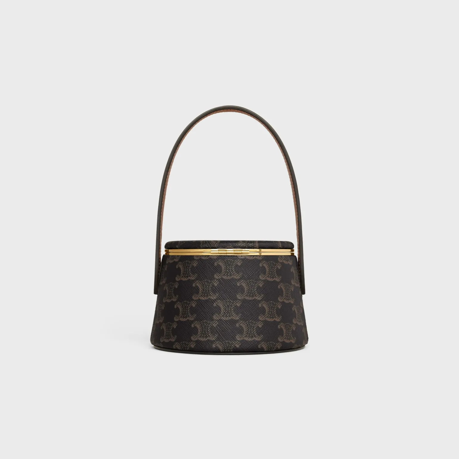 CELINE NINA MINAUDIERE in LAMBSKIN WITH TRIOMPHE CANVAS PRINT AND CALFSKIN