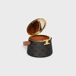 CELINE NINA MINAUDIERE in LAMBSKIN WITH TRIOMPHE CANVAS PRINT AND CALFSKIN