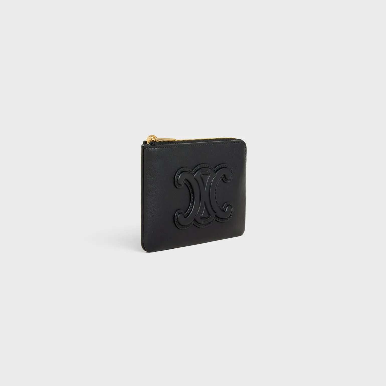 COIN AND CARD POUCH CUIR TRIOMPHE IN SMOOTH CALFSKIN