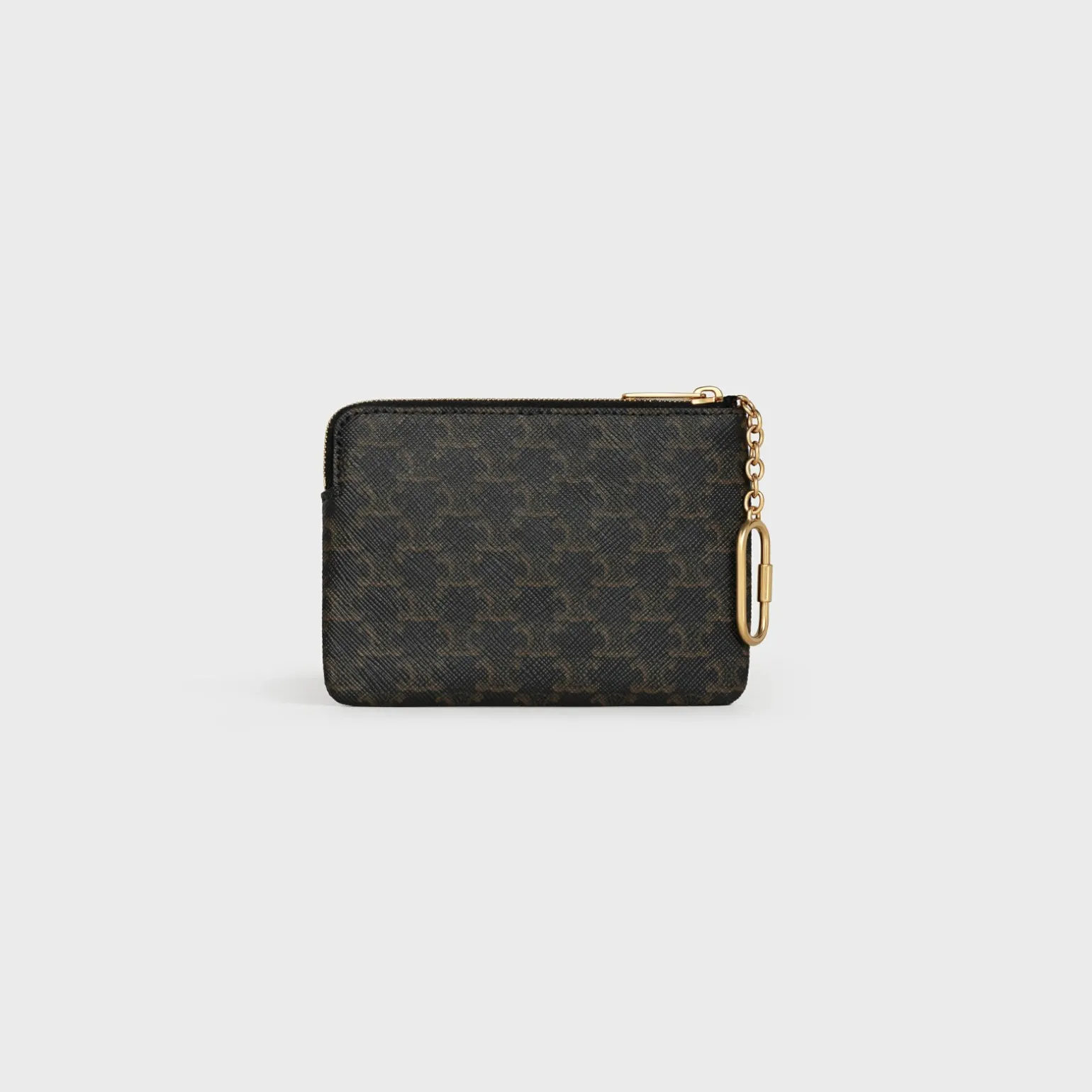 Coin And Card Pouch in Triomphe Canvas