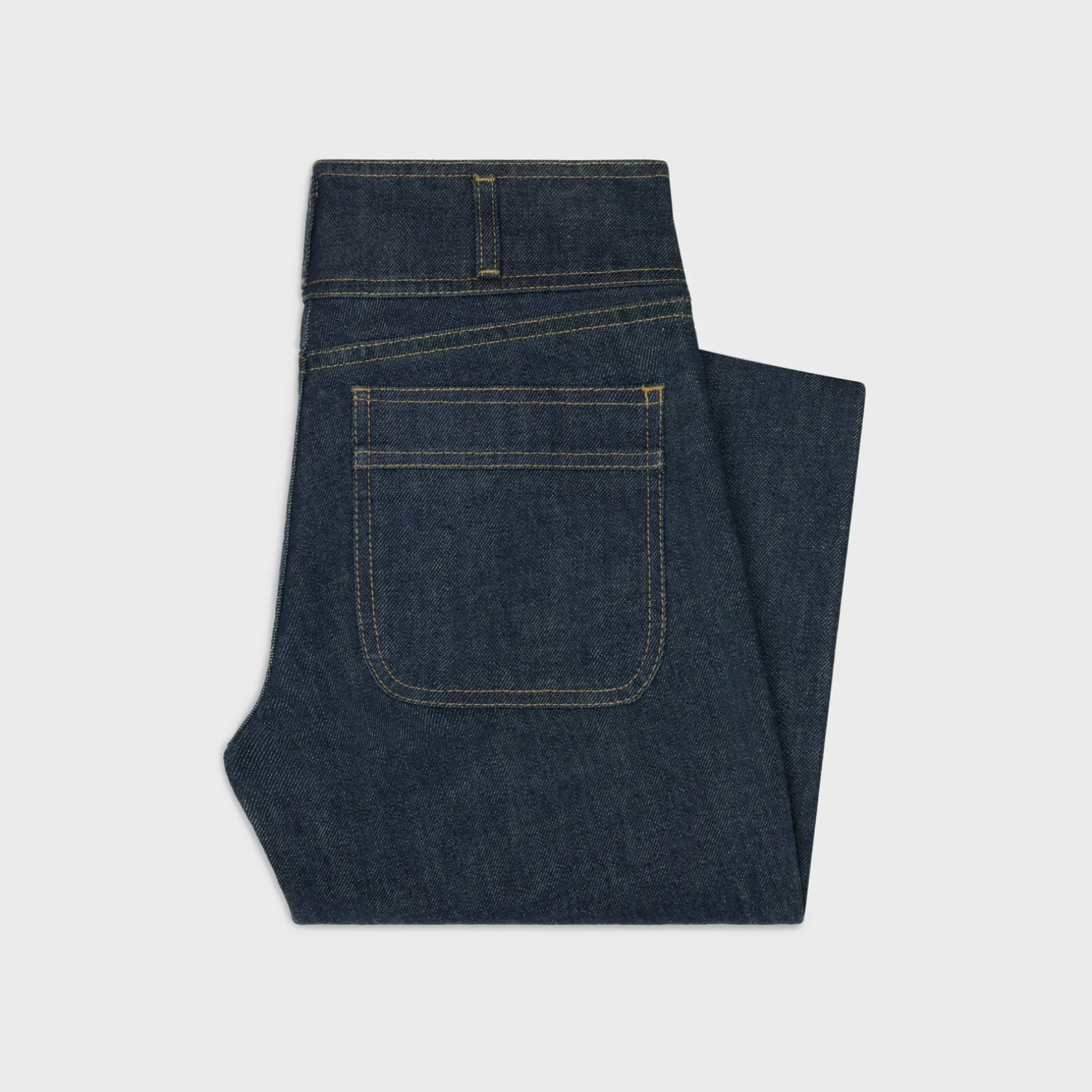 jane flare jeans in rinsed wash denim