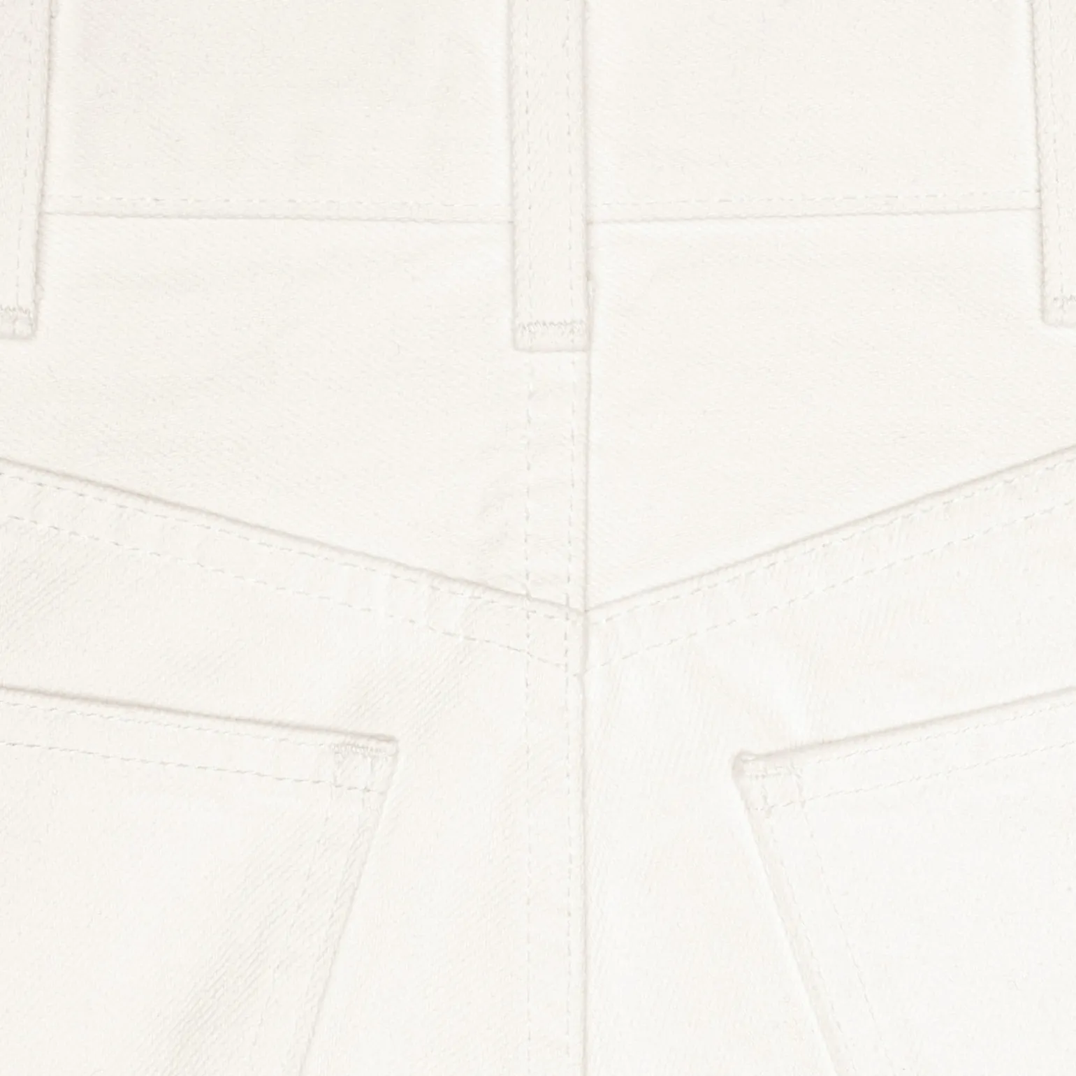 kitty jeans in optic white wash denim