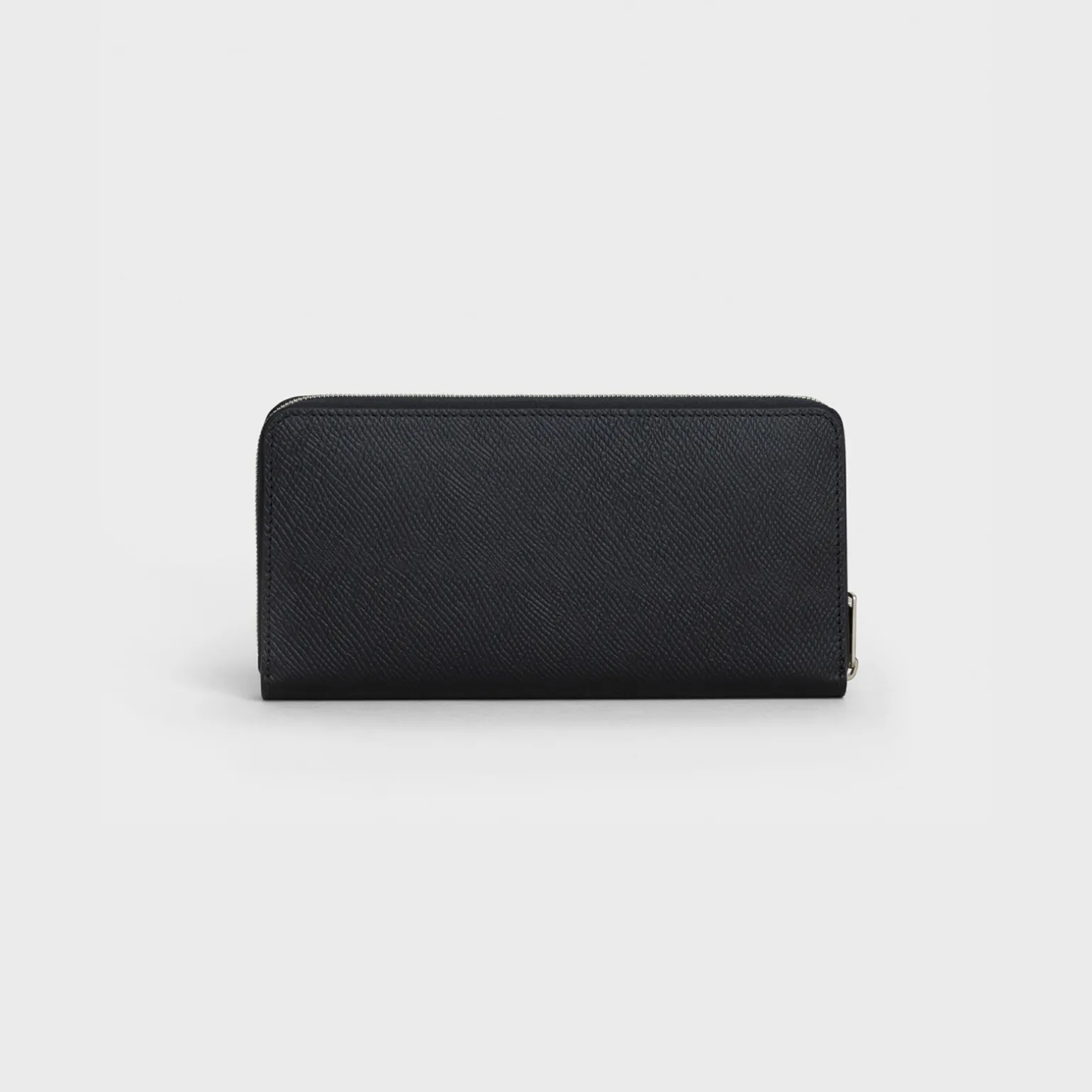Large zipped wallet in Grained calfskin