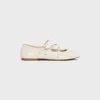 LES BALLERINES CELINE CRISS-CROSS BABIES BALLERINA in PATENT CALFSKIN
