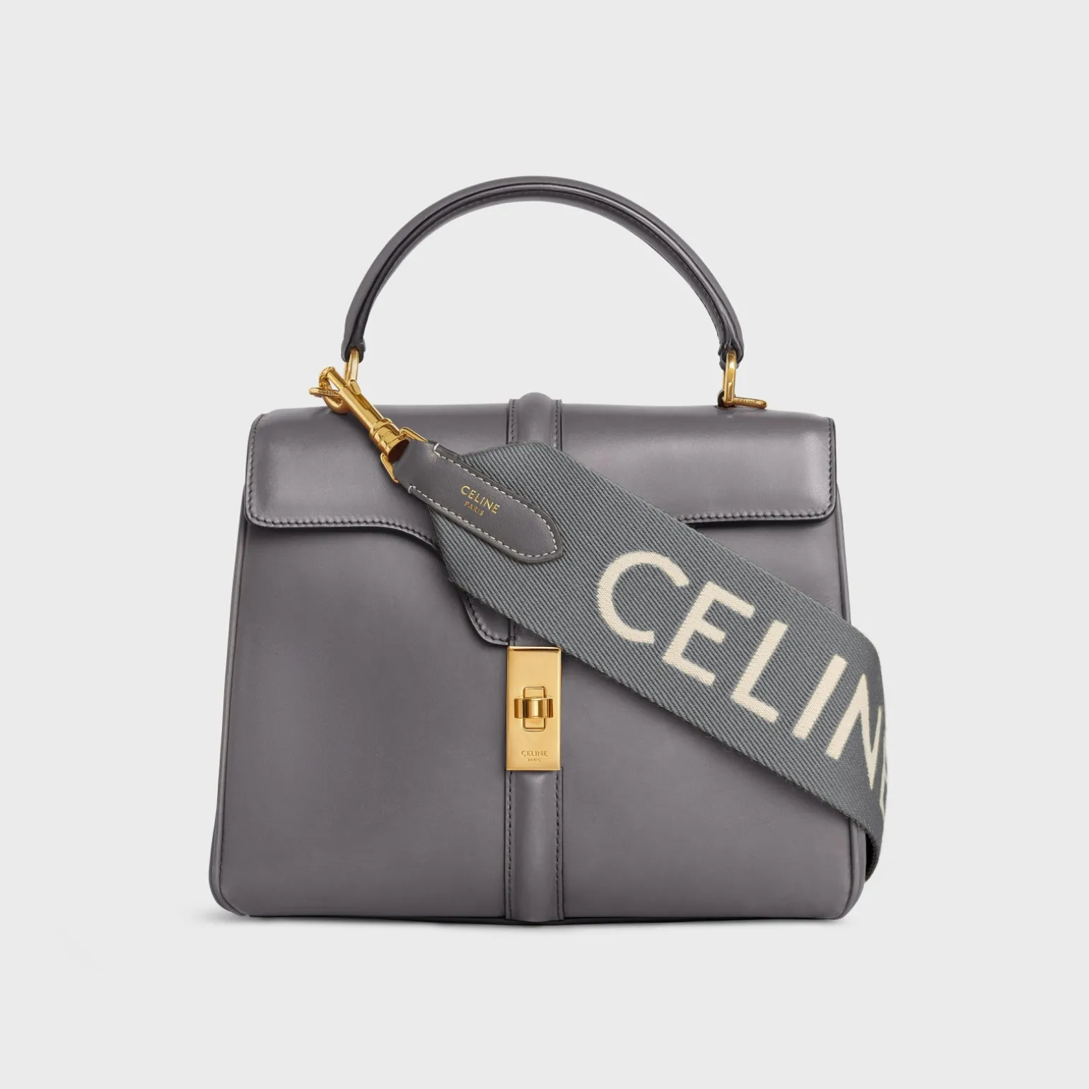 Long Strap in Wool with Celine jacquard