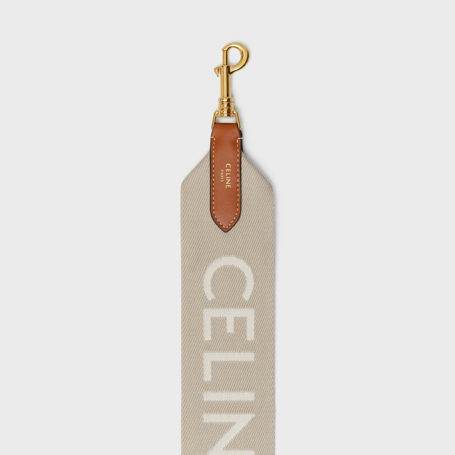 Long Strap in Wool with Celine jacquard