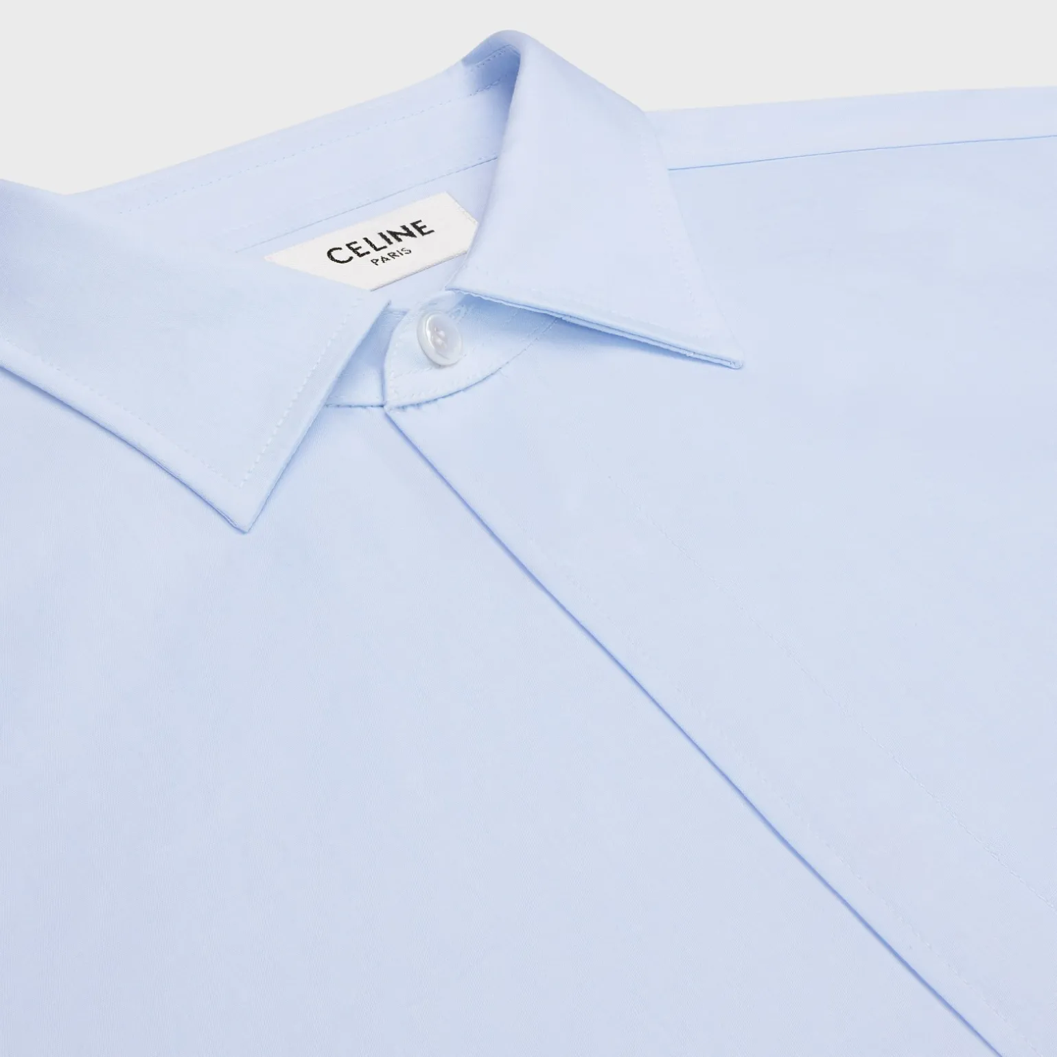 loose shirt in cotton poplin