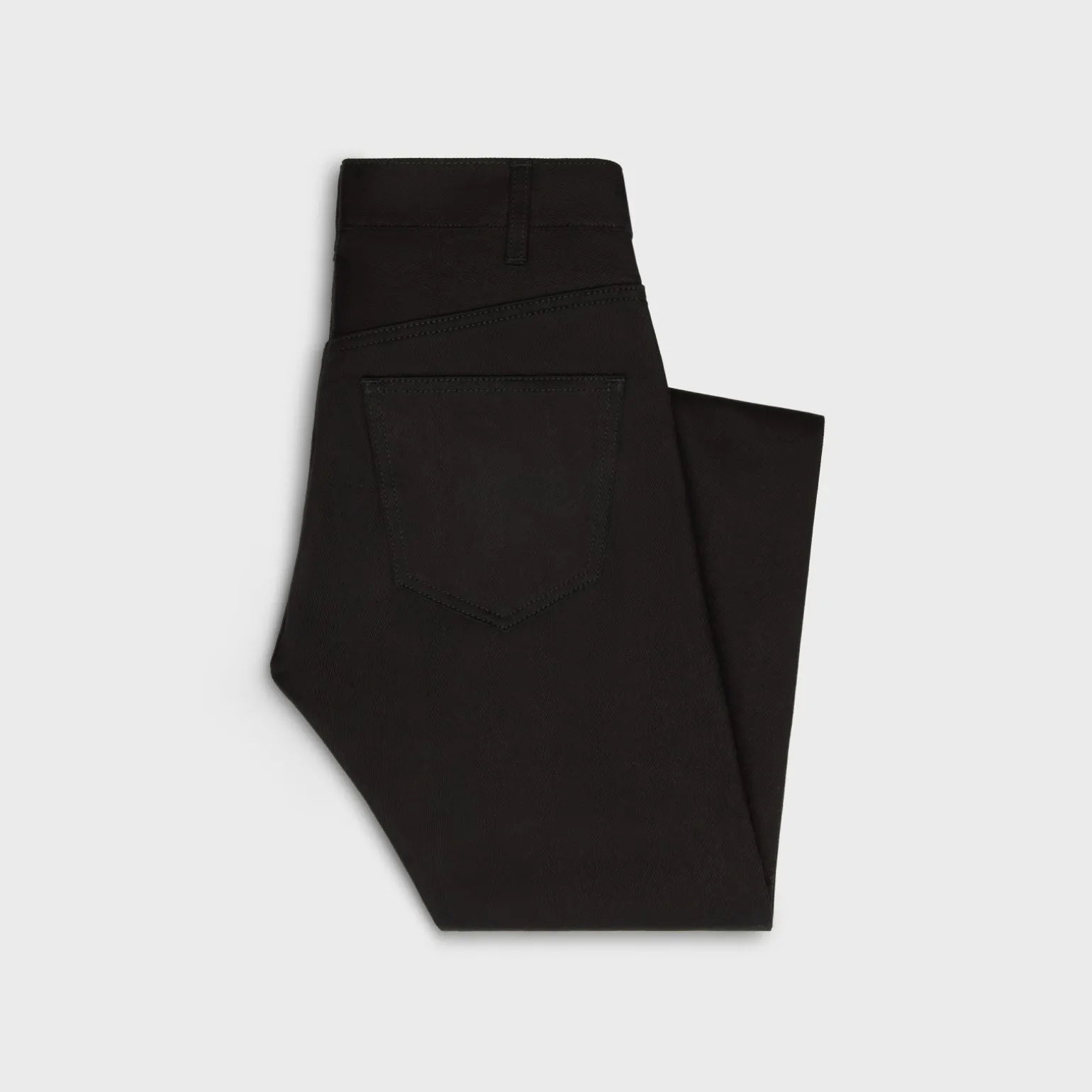 LOU JEANS IN PURE BLACK WASH DENIM