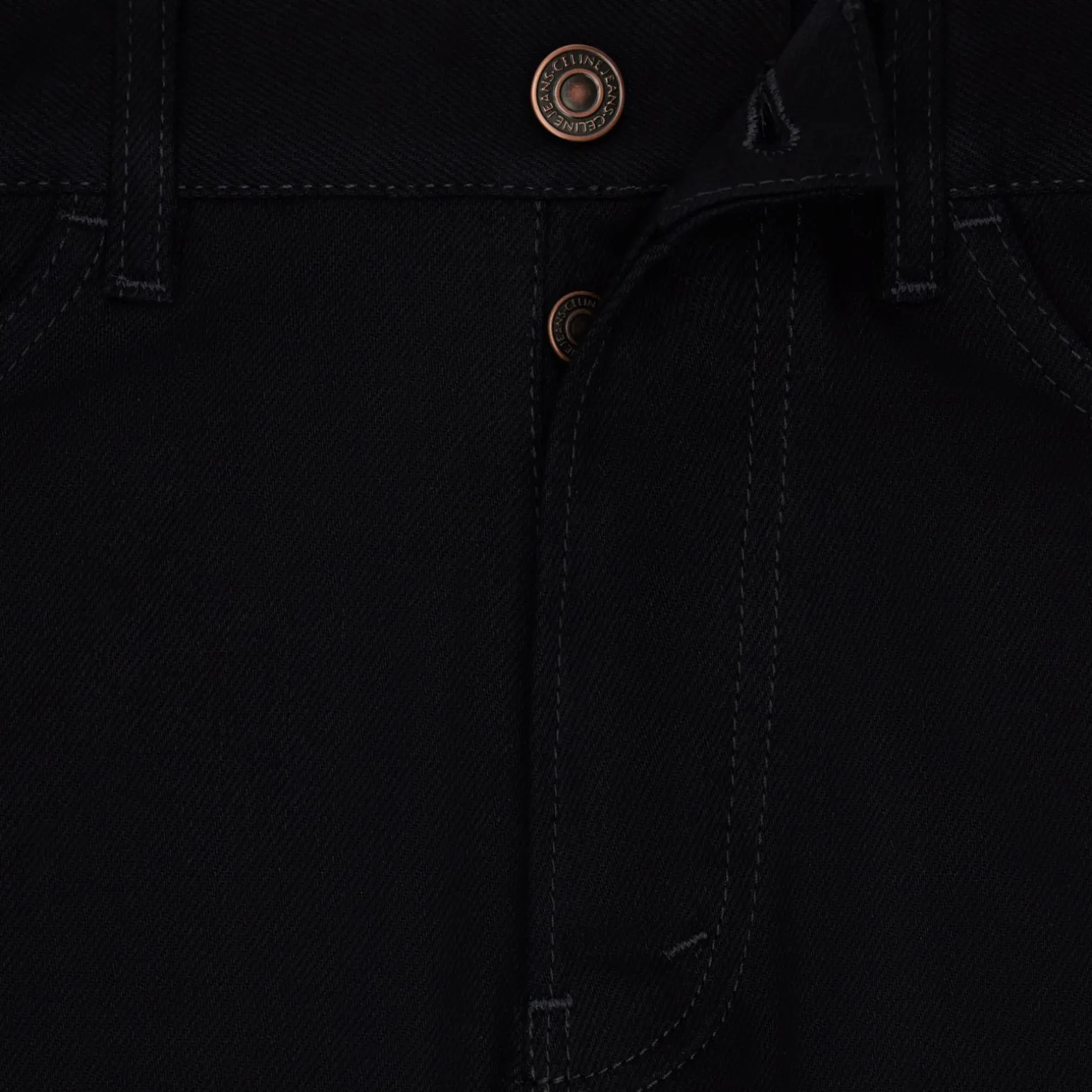 Lou jeans in pure black wash denim