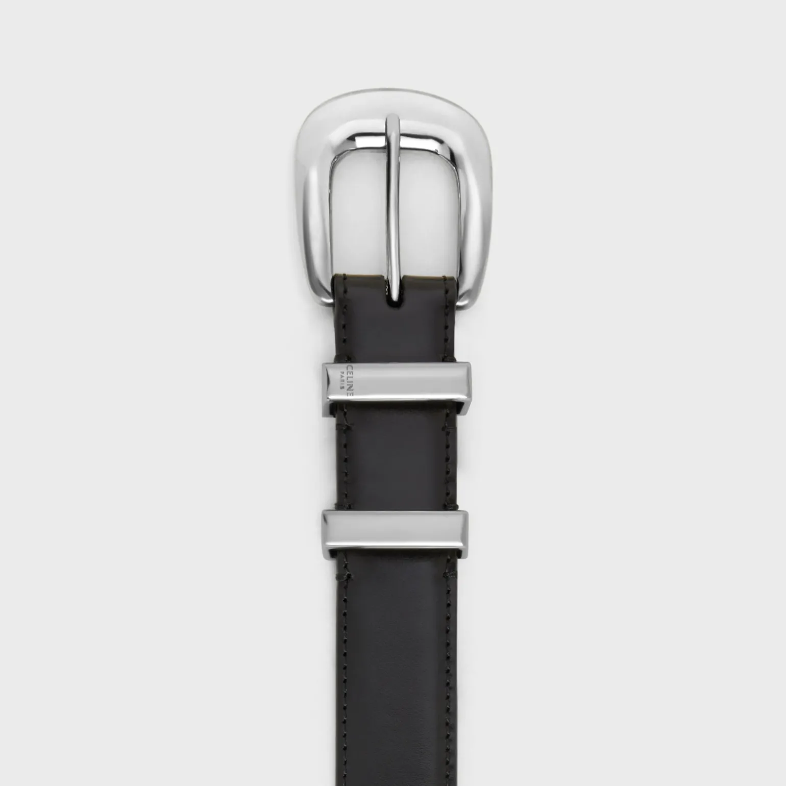 MEDIUM WESTERN BELT in Taurillon Leather