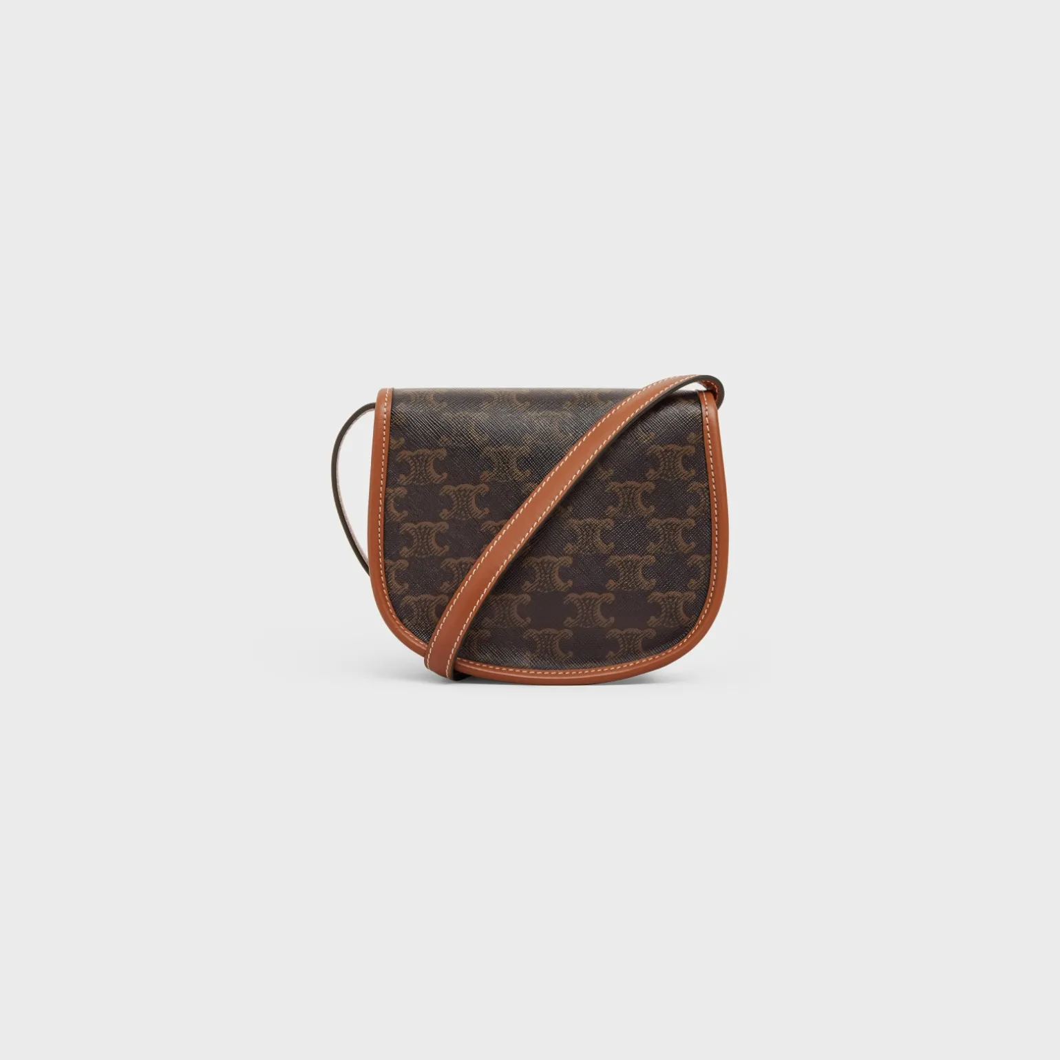 Mini Besace in Triomphe Canvas and calfskin