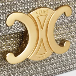 MINI CHAIN CLAUDE in GLITTER TEXTILE