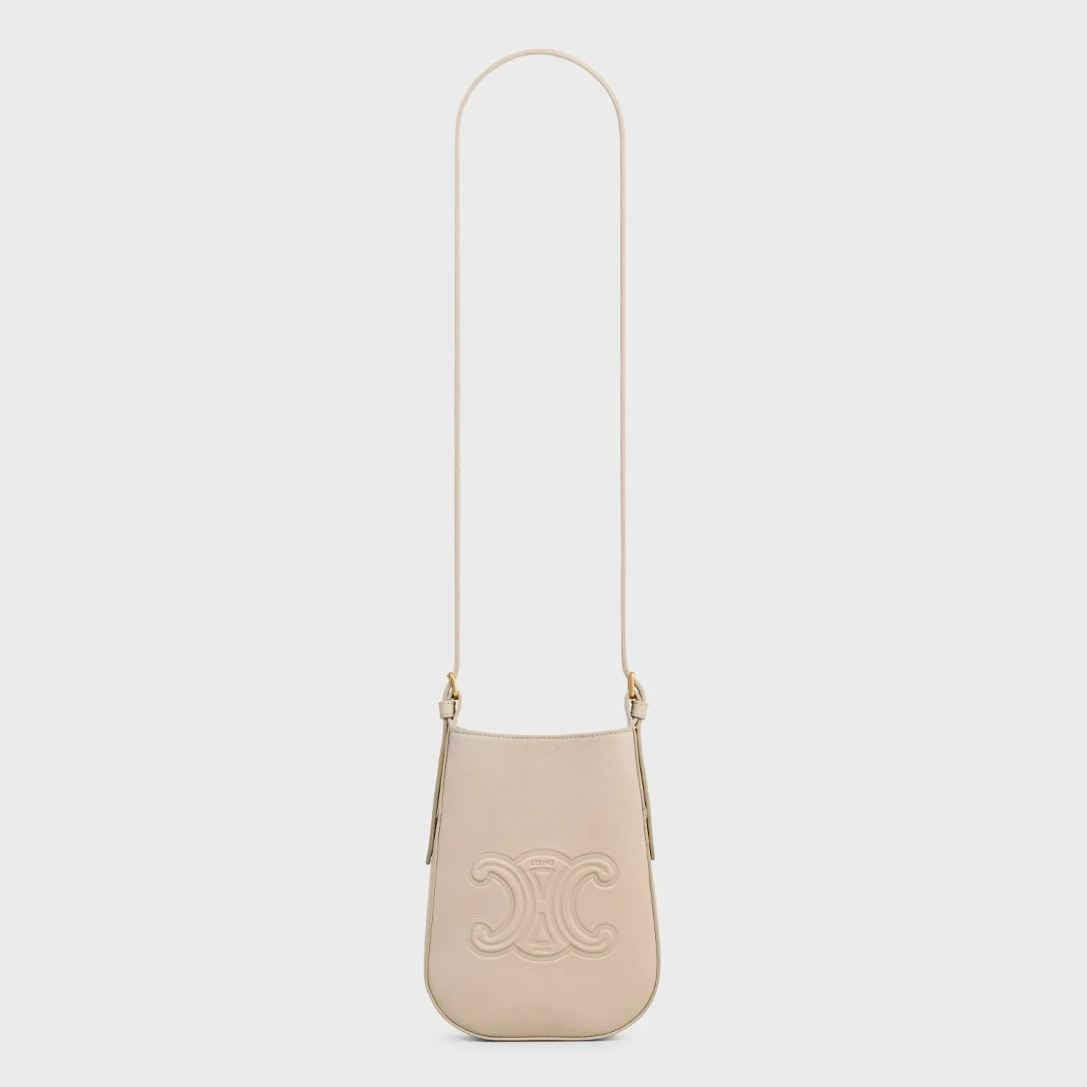 PHONE POUCH HELOISE in SUPPLE CALFSKIN