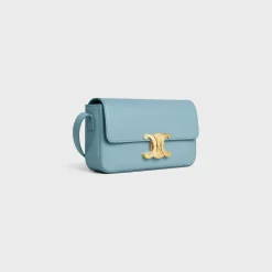 SHOULDER BAG CLAUDE in shiny calfskin