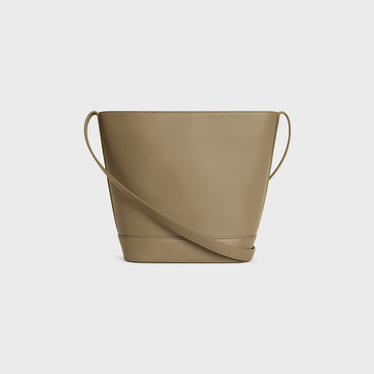 SMALL BUCKET CUIR TRIOMPHE in Smooth Calfskin