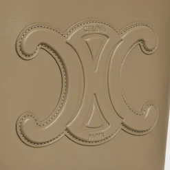 SMALL BUCKET CUIR TRIOMPHE in Smooth Calfskin