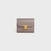 Small Flap Wallet TRIOMPHE in Shiny calfskin
