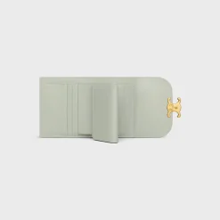 Small Flap Wallet TRIOMPHE in Shiny calfskin