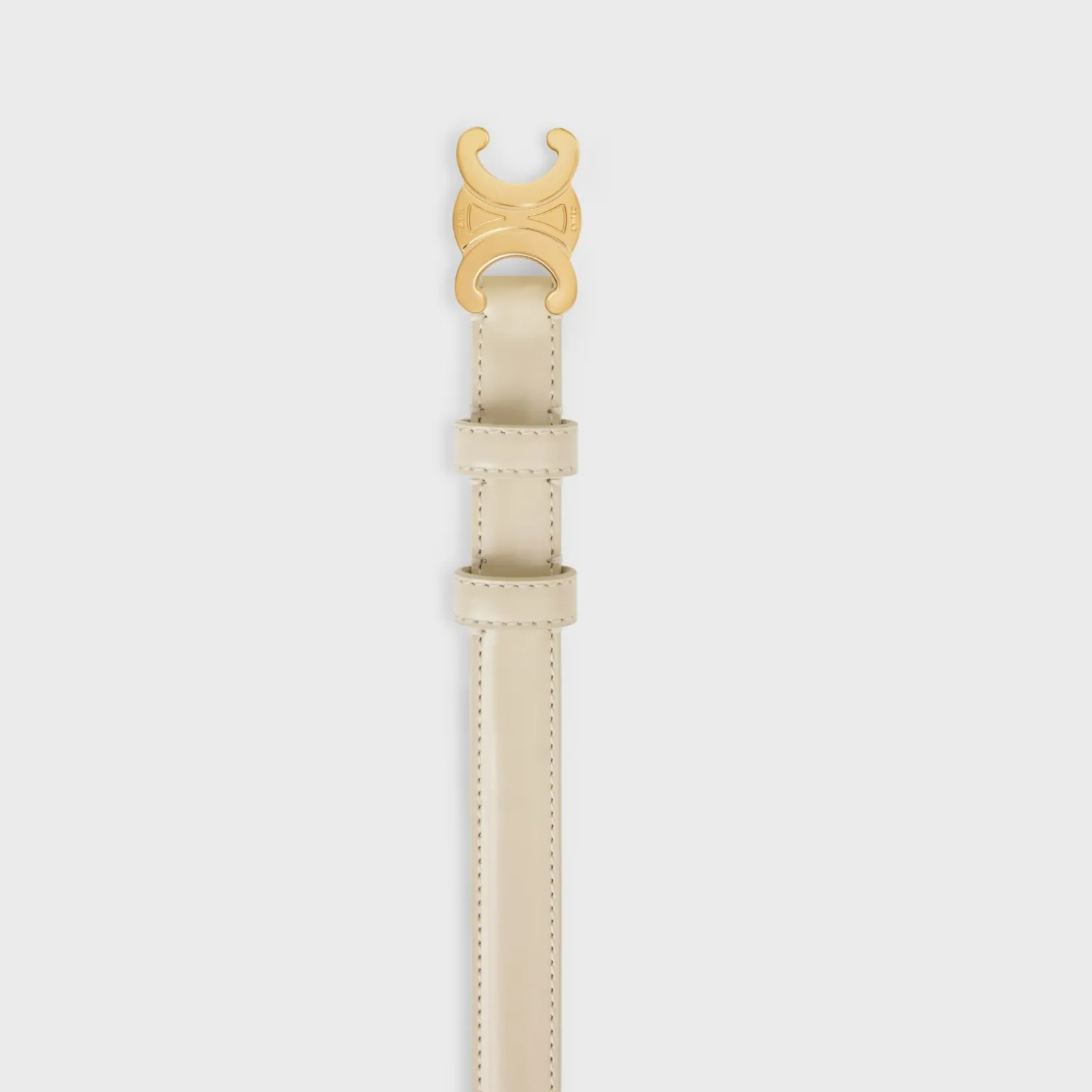 Small Triomphe Belt in Taurillon Leather