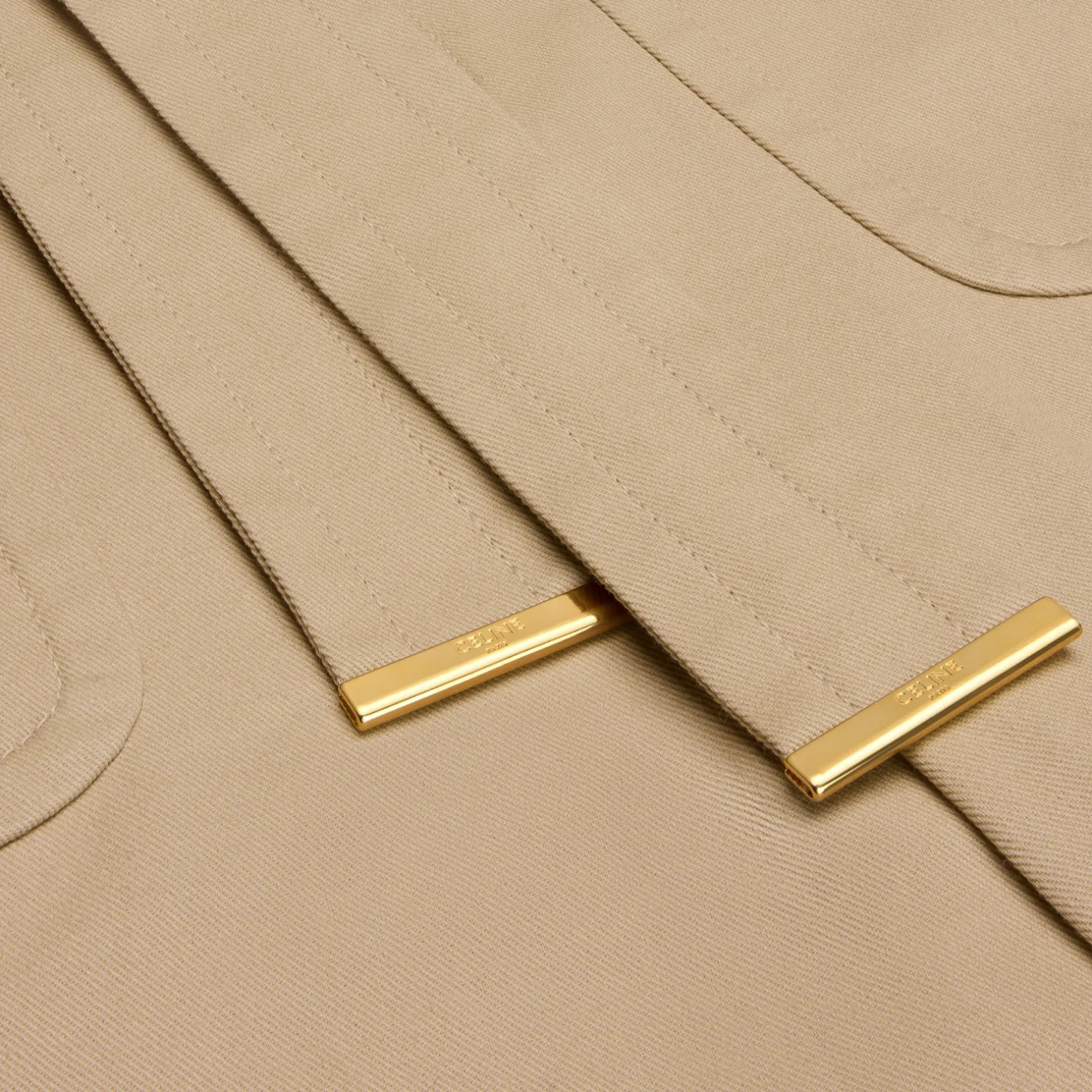 taillat pants in cotton twill