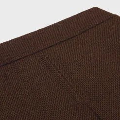 trapeze mini skirt in wool tweed