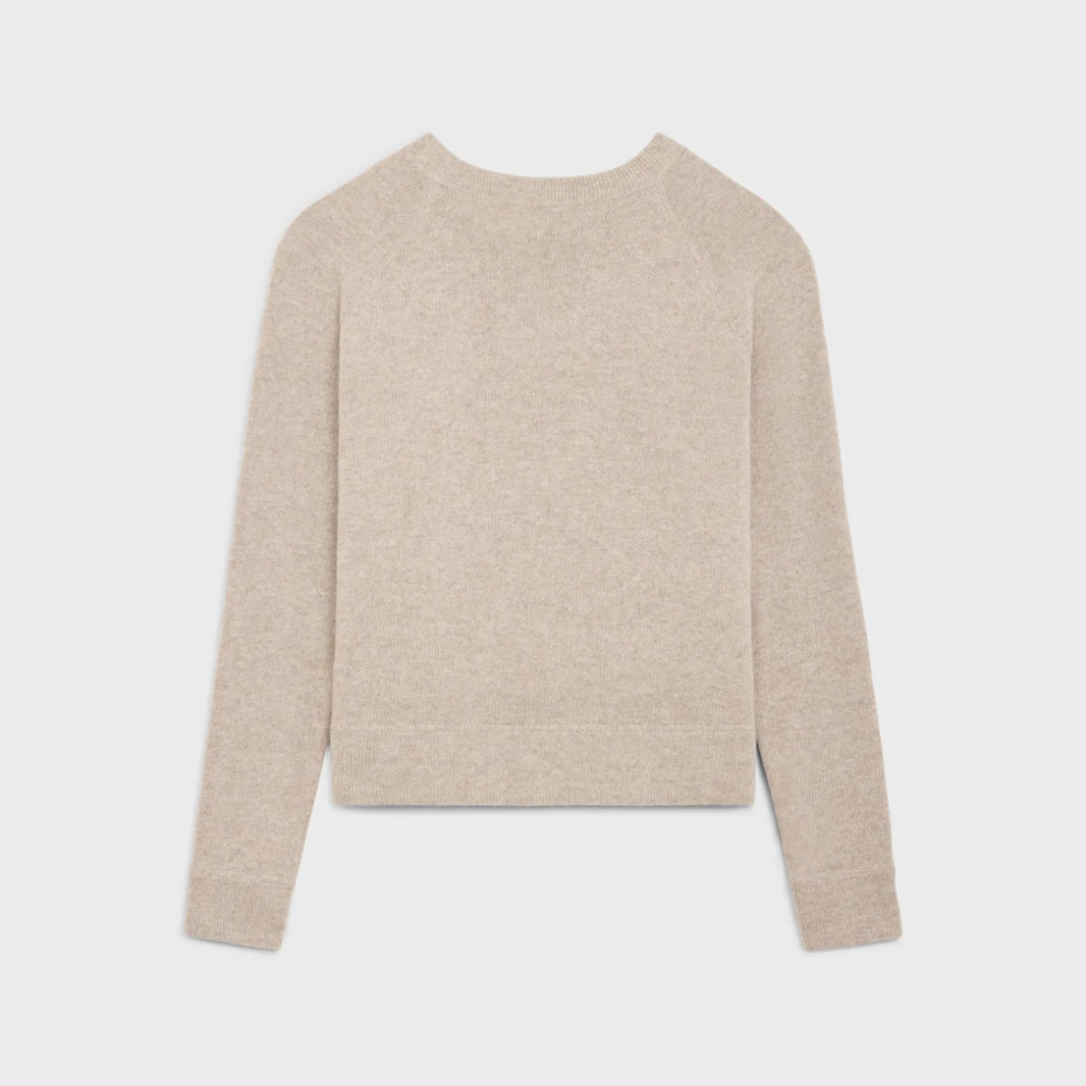 triomphe crew neck sweater in wool and cashmere