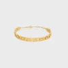 Triomphe Link Bracelet in Brass with Gold Finish
