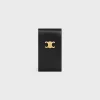 TRIOMPHE PHONE POUCH in Shiny calfskin