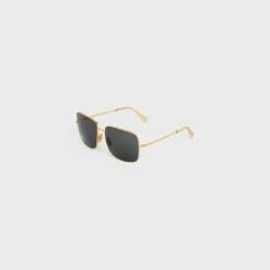Triomphe Rhinestone 01 Sunglasses in Metal with Crystals